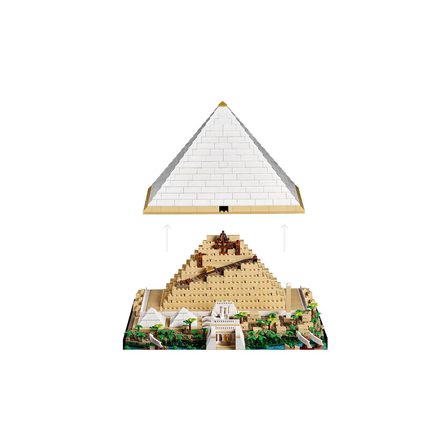 Конструктор LEGO Architecture Пирамида Хеопса 21058 - фото 8