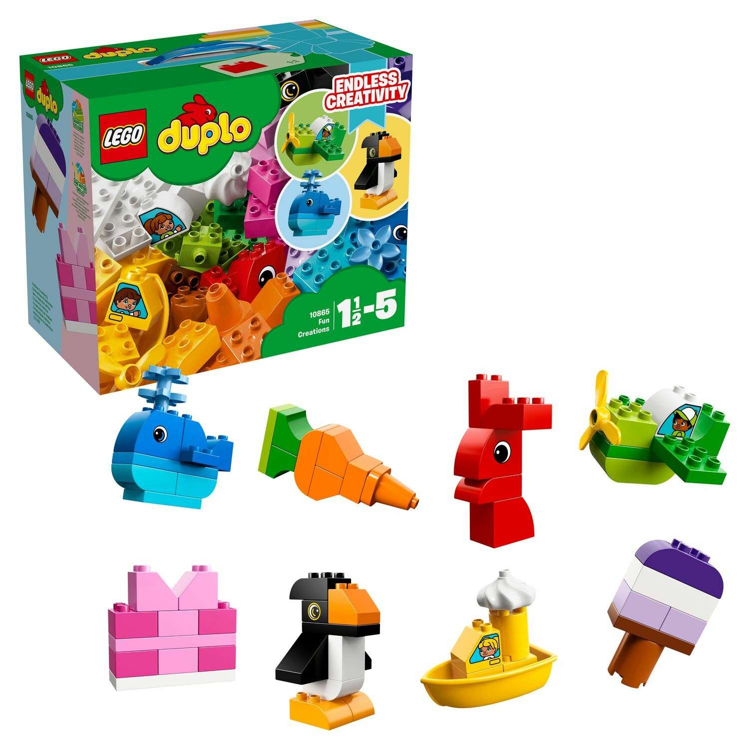 Конструктор LEGO Весёлые кубики DUPLO My First (10865) - фото 1