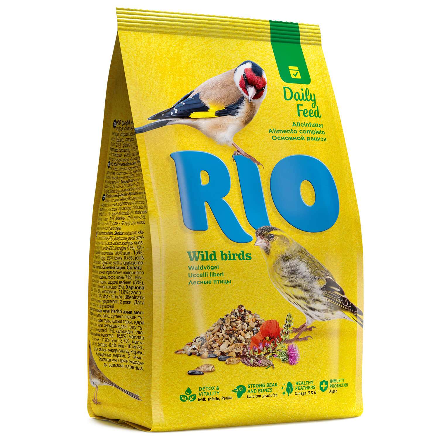 Корм для птиц RIO лесных основной 500г - фото 1
