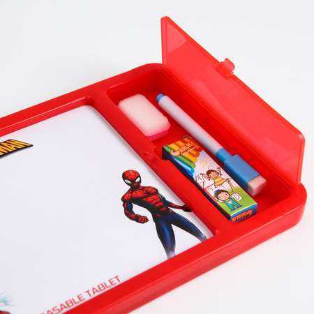 Доска MARVEL для рисования мелом и маркером «планшет». Человек паук. Marvel