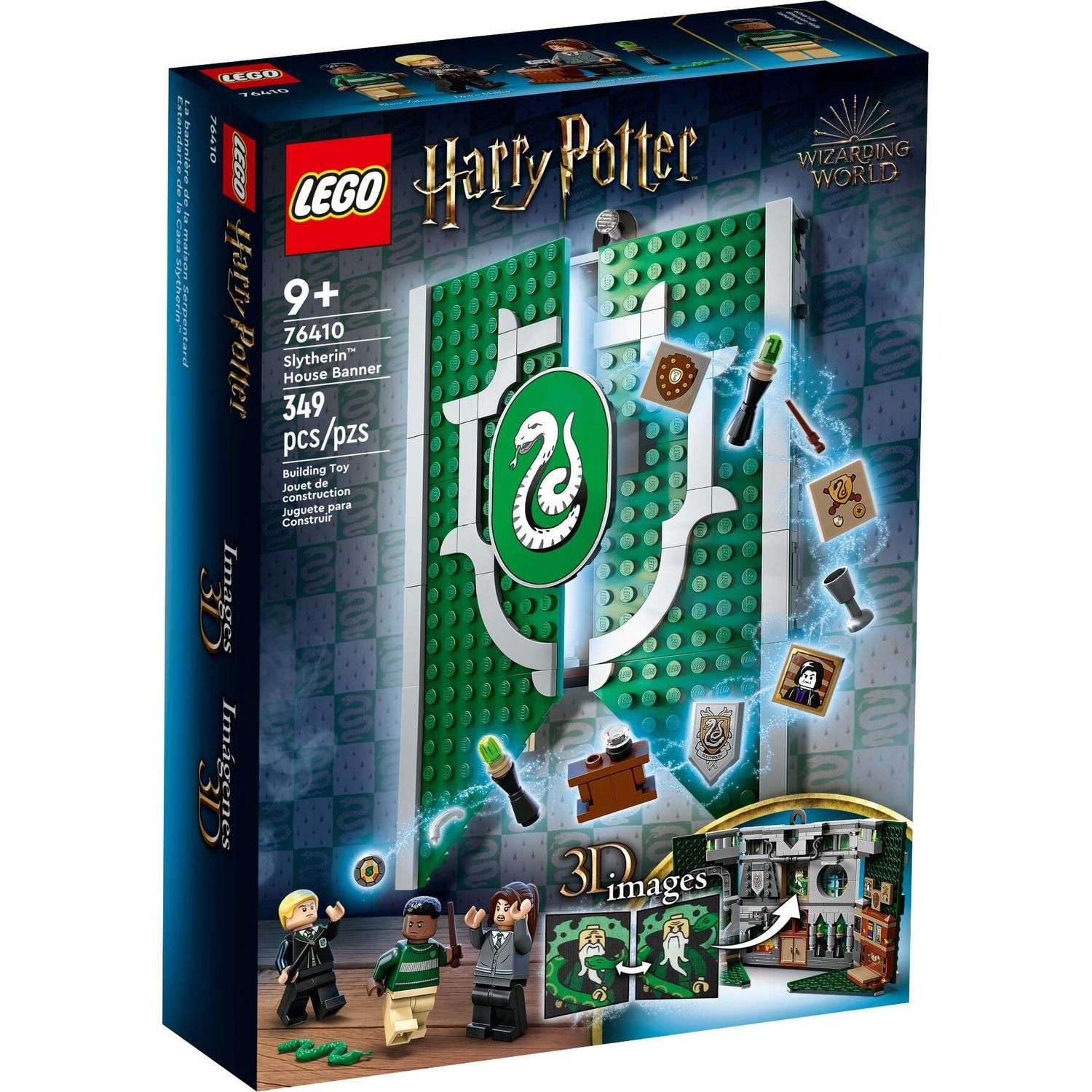 Конструктор LEGO Harry Potter Slytherin House Banner 76410 - фото 1