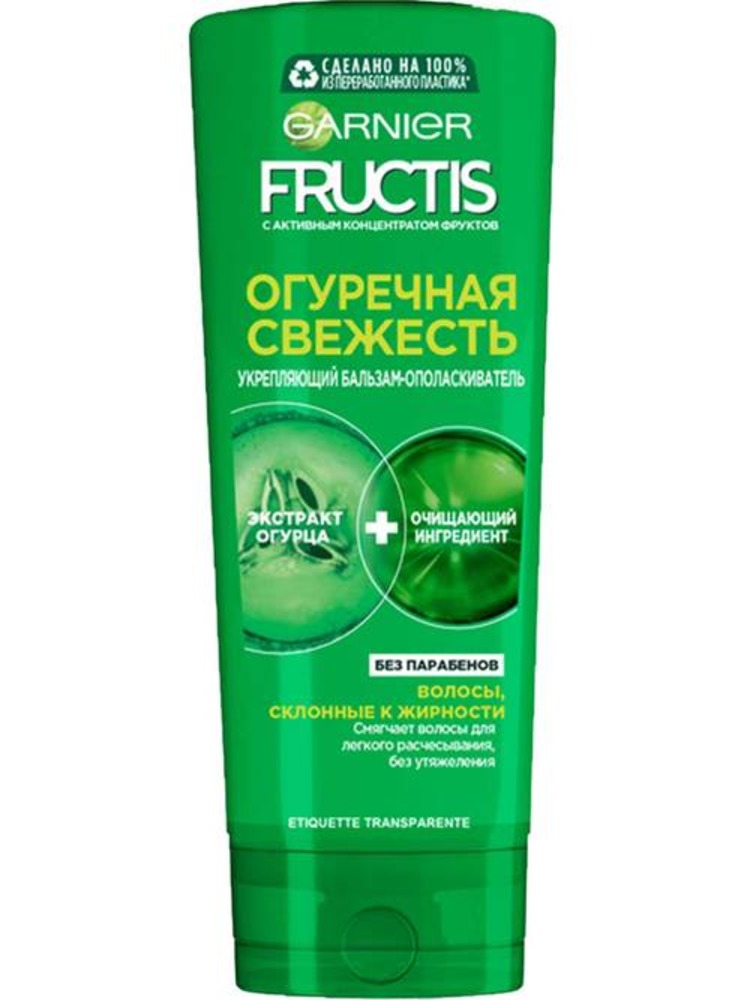 Бальзам-ополаскиватель GARNIER Fructis Огуречная свежесть 387 мл - фото 1