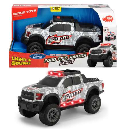Машинка DICKIE Scout Ford F150 Raptor 33см свет звук 3756000