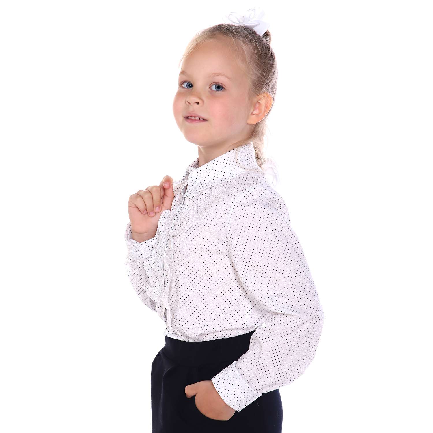 Блузка Детская Одежда BL-11000/молочный2 - фото 2
