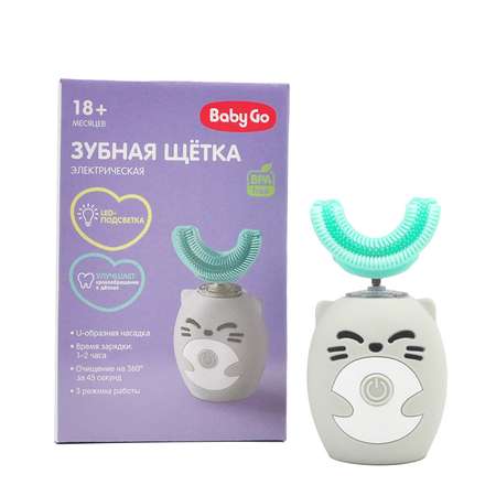 Зубная щетка BabyGo U-образная