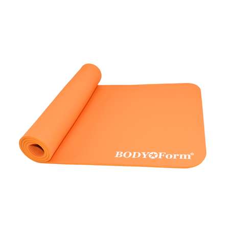 Коврик гимнастический Body Form BF-YM04 183x61x15 mm Оранжевый