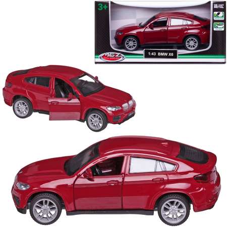 Автомобиль Abtoys BMW MSZ 1:43 инерционный красный