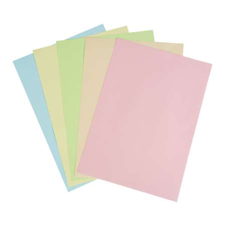 Цветная бумага Calligrata А4 100 листов Mix 10 цветов