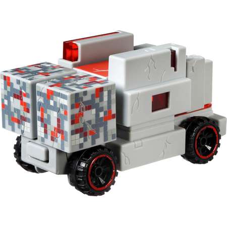 Машинка Hot Wheels Герои компьютерных игр Minecraft Чудовище Красного Камня GRM40