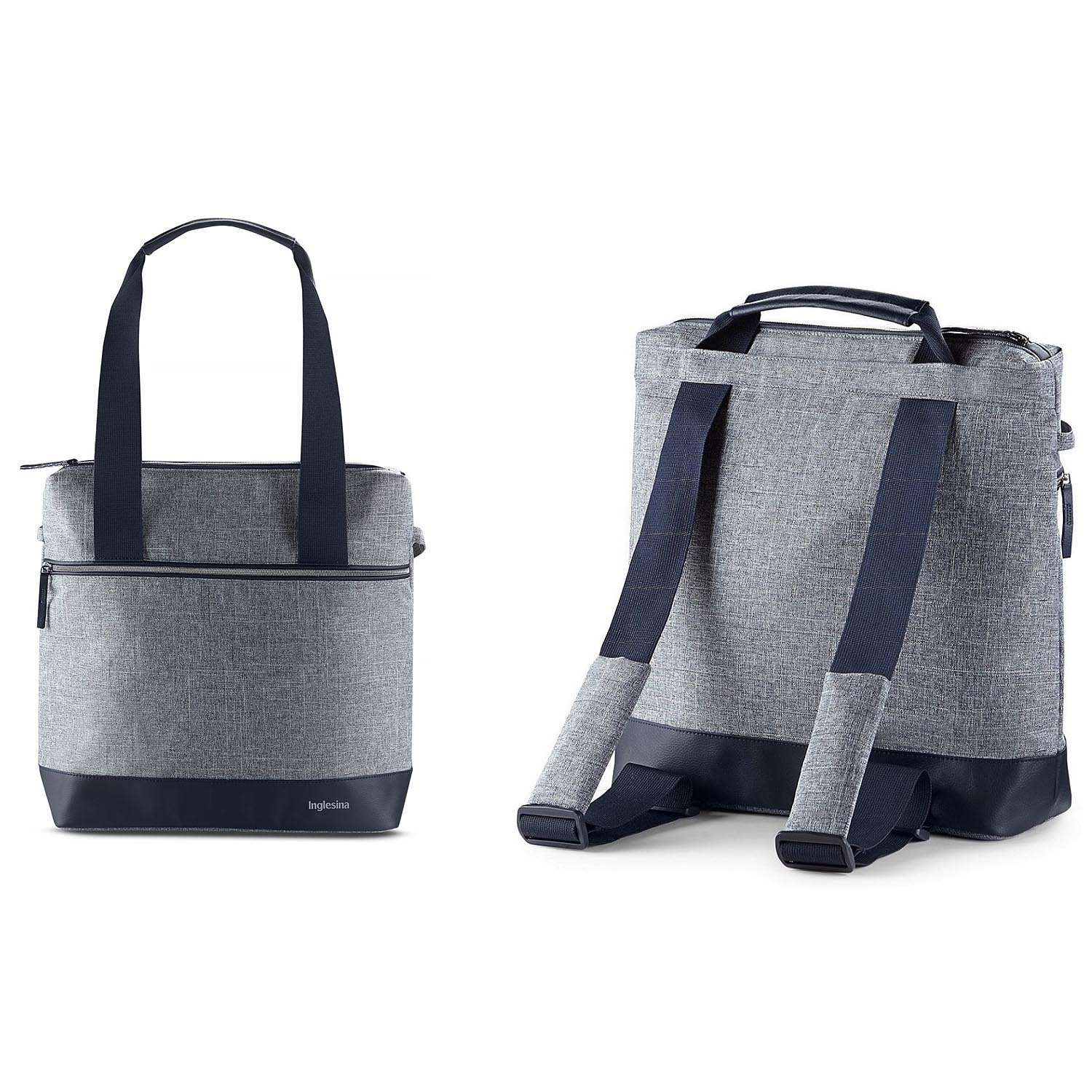 Сумка-рюкзак для коляски Inglesina Back Bag Aptica Navy Blue Melange - фото 3