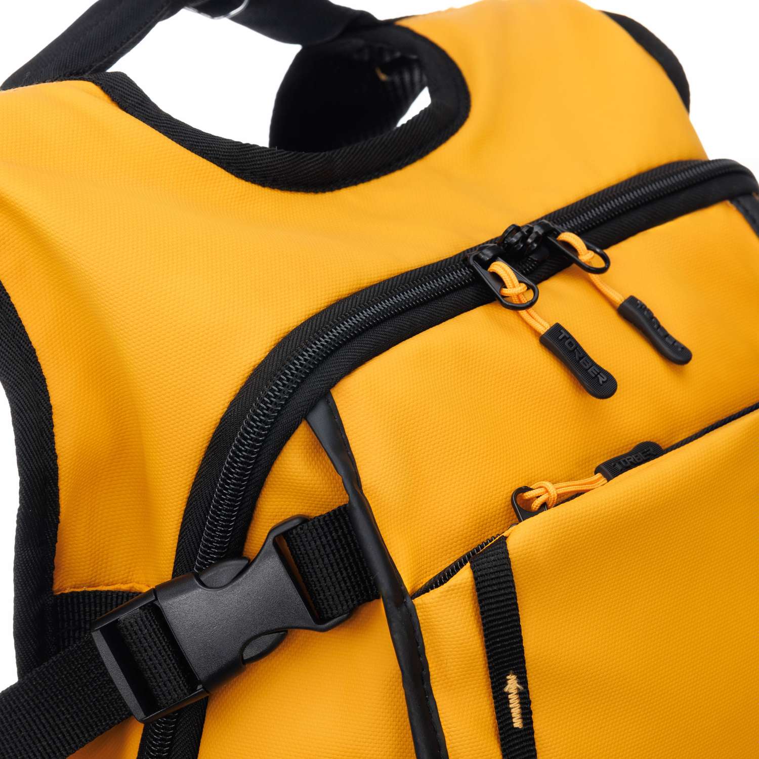 Рюкзак TORBER Mobi желтый с PU покрытием - фото 6