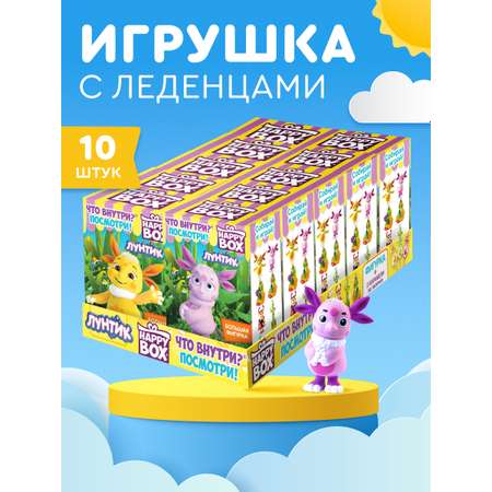 Леденцы с игрушкой Сладкая сказка Happy box Лунтик 30г