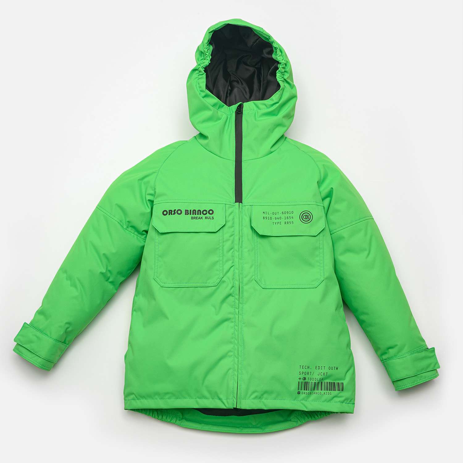 Куртка Orso Bianco OB21095-22_ярк.зеленый - фото 7