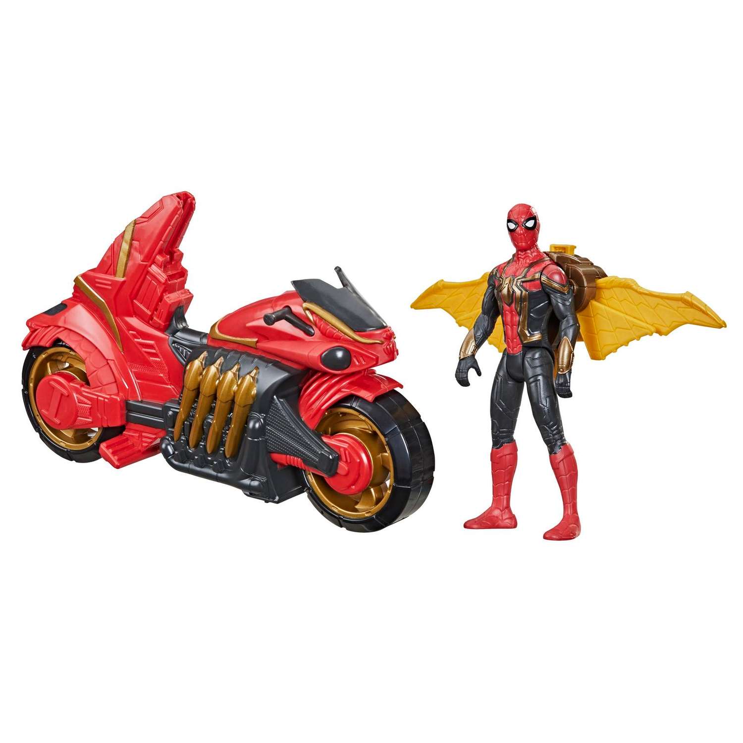 Фигурка Человек-Паук (Spider-man) Человек-паук на мотоцикле F1110 - фото 1