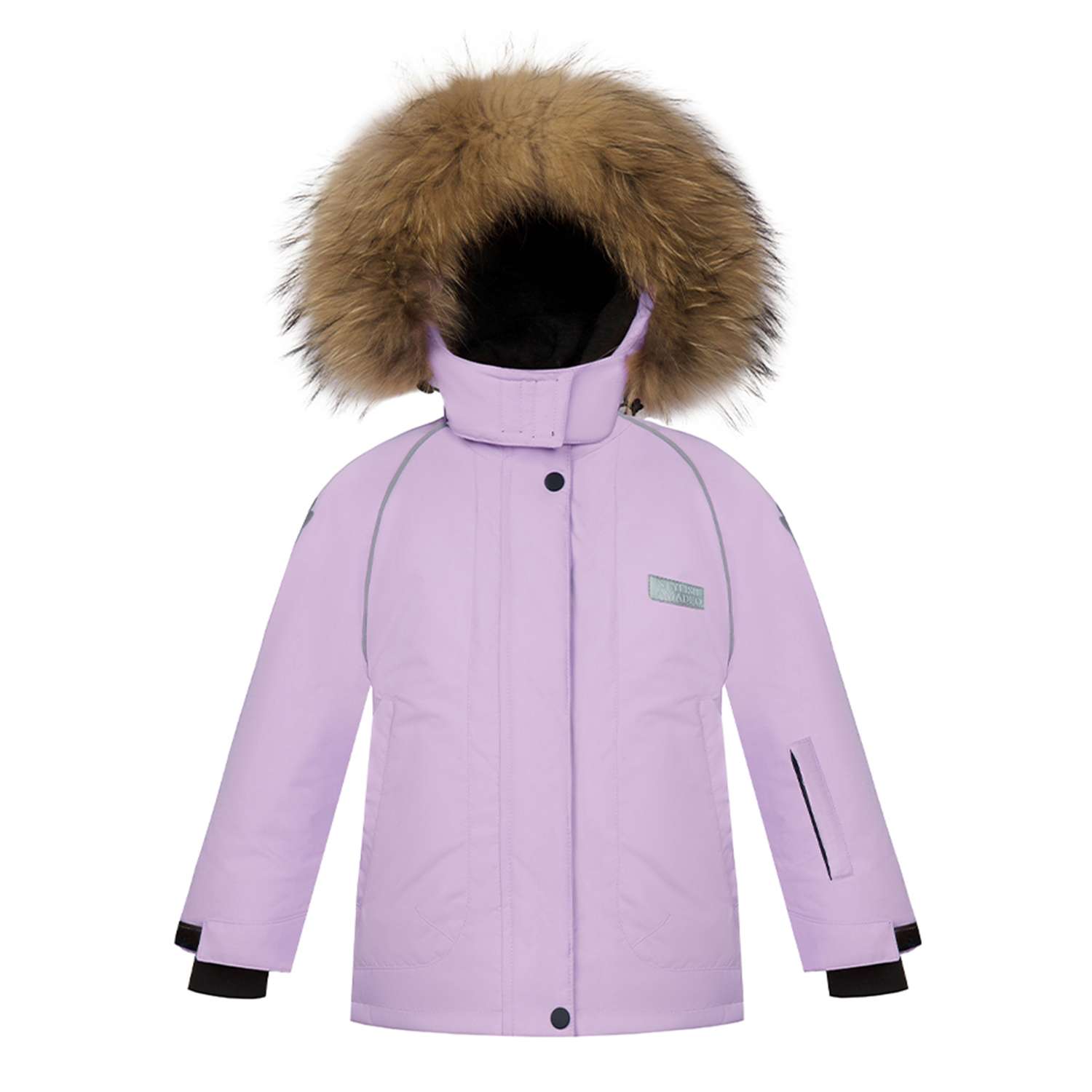 Куртка Stylish AMADEO AJ-110A-светло-фиолетовый - фото 1