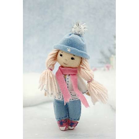 Набор для творчества Кукла Перловка изготовление куклы из фетра Малышка Сью 15 см