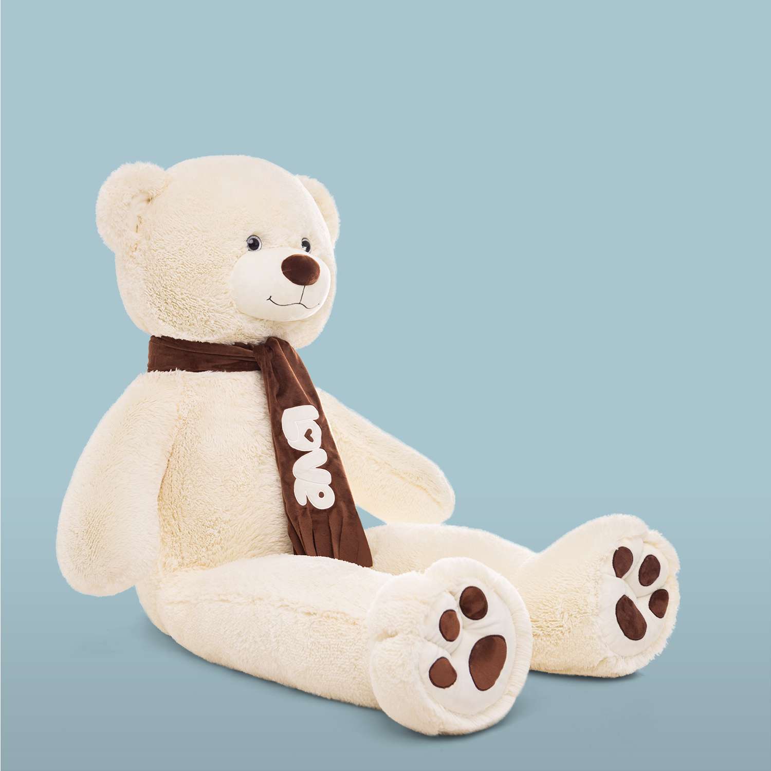 Медведь Мягкие игрушки БелайТойс мягконабивная Филипп латте - фото 3