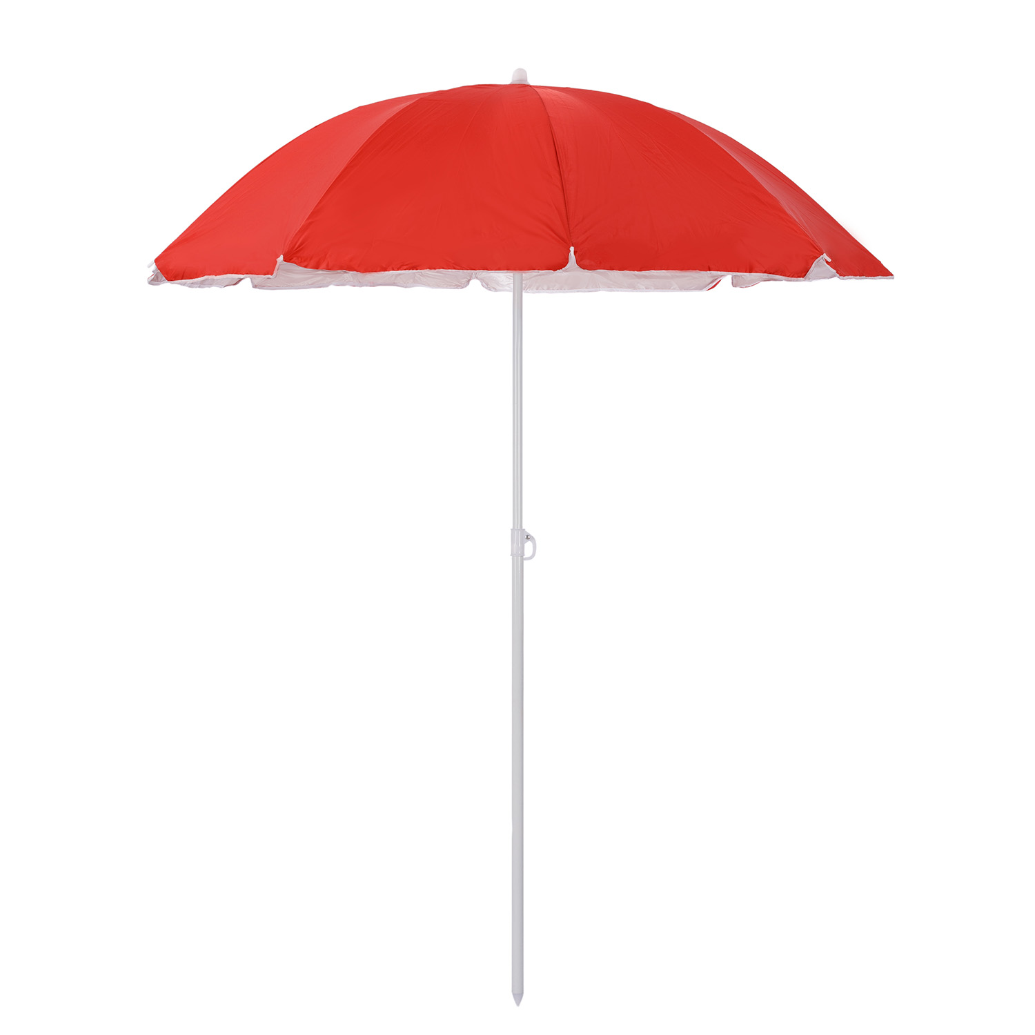 Зонт пляжный BABY STYLE большой от солнца садовый дачный 1.85 м красный - фото 2