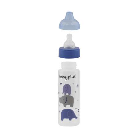 Бутылочка для кормления Baby Plus с соской BP5166-A 250 мл синяя