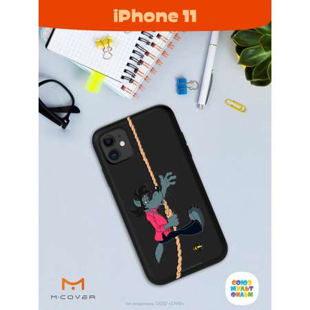 Силиконовый чехол Mcover для смартфона Apple iPhone 11 Союзмультфильм Полет волка