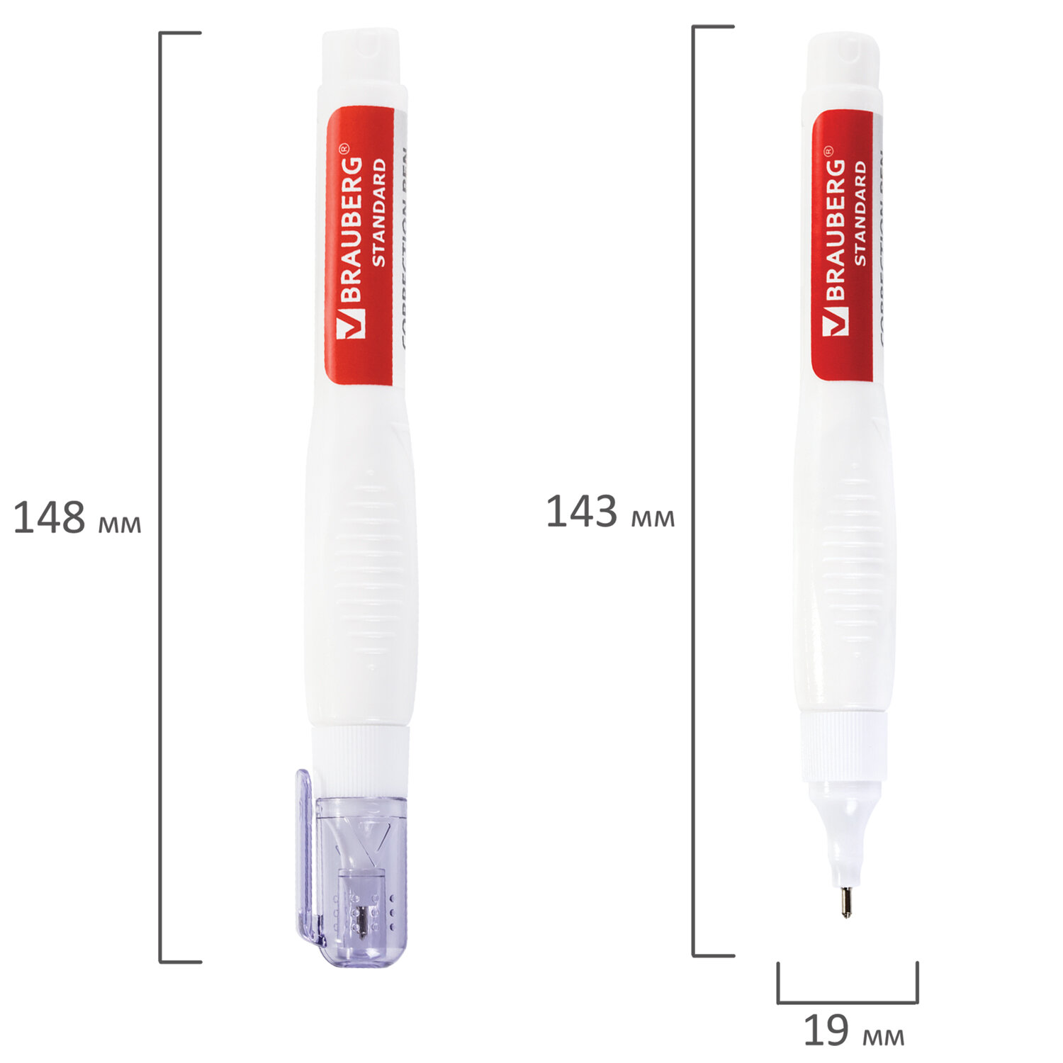 Ручка-корректор Brauberg канцелярская 14 мл - фото 17
