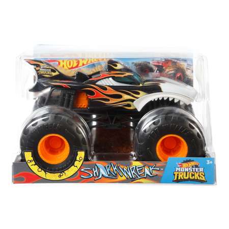 Машинка Hot Wheels Monster Trucks 1:24 Шарк Рик GCX13