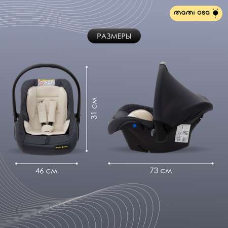 Автокресло Mamiosa Alicante Isofix 0+/1 (0-18 кг)