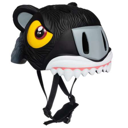 Шлем защитный Crazy Safety Black Panther с механизмом регулировки размера 49-55 см