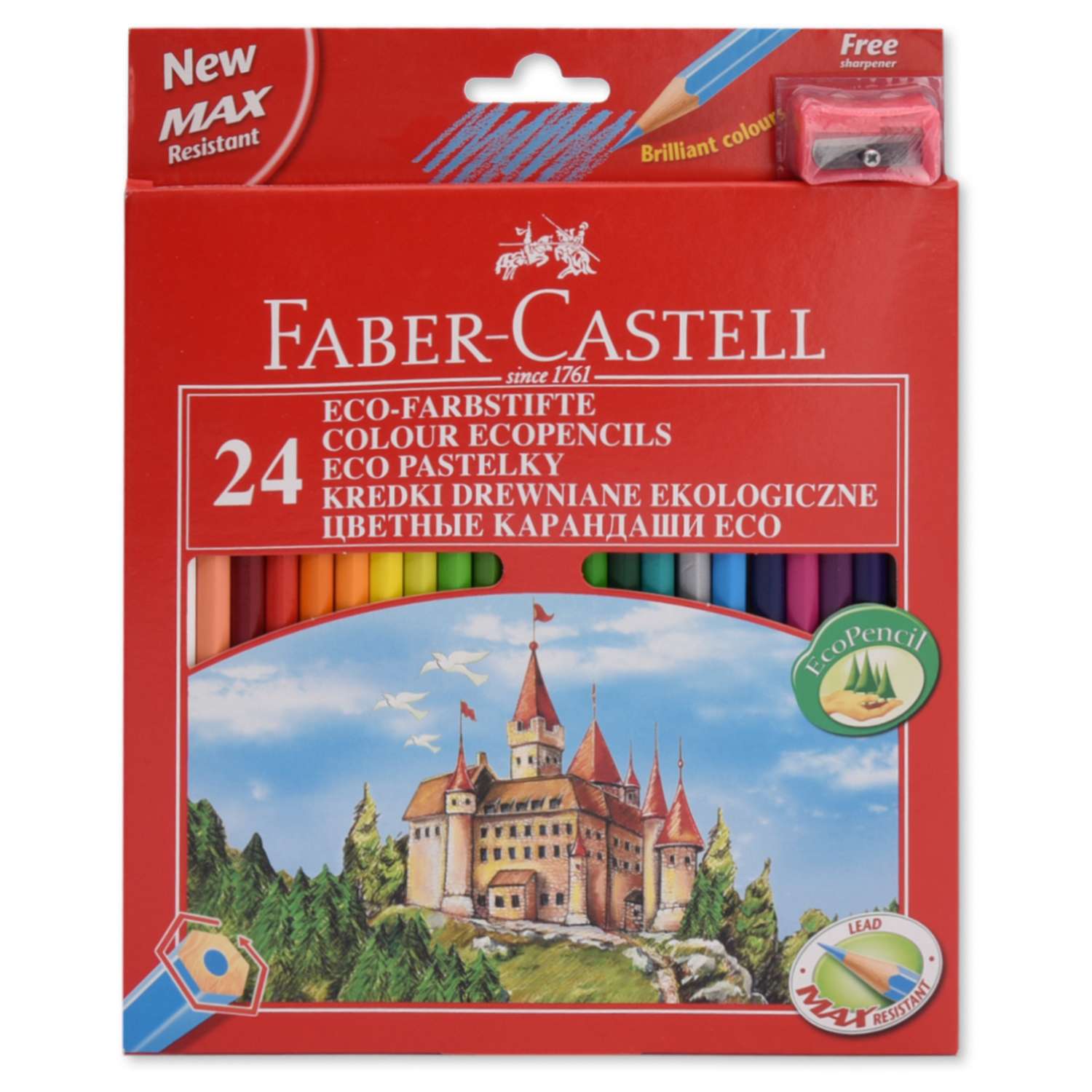 Карандаши цветные Faber Castell Замок 24цвета 120124 - фото 4