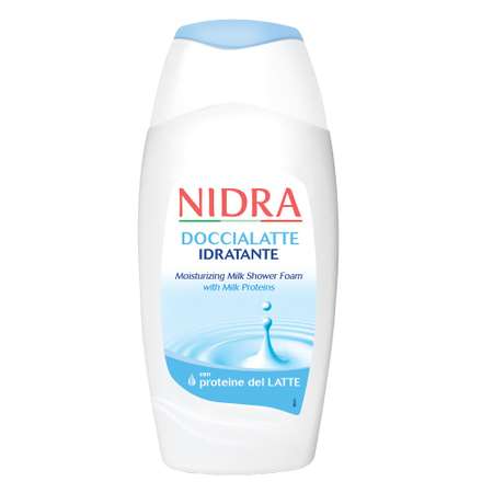 Пена-молочко для душа Nidra с молочными протеинами увлажняющая 250мл