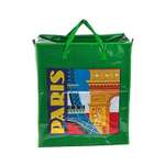 Хозяйственная сумка Seichi с рисунком Paris зеленая