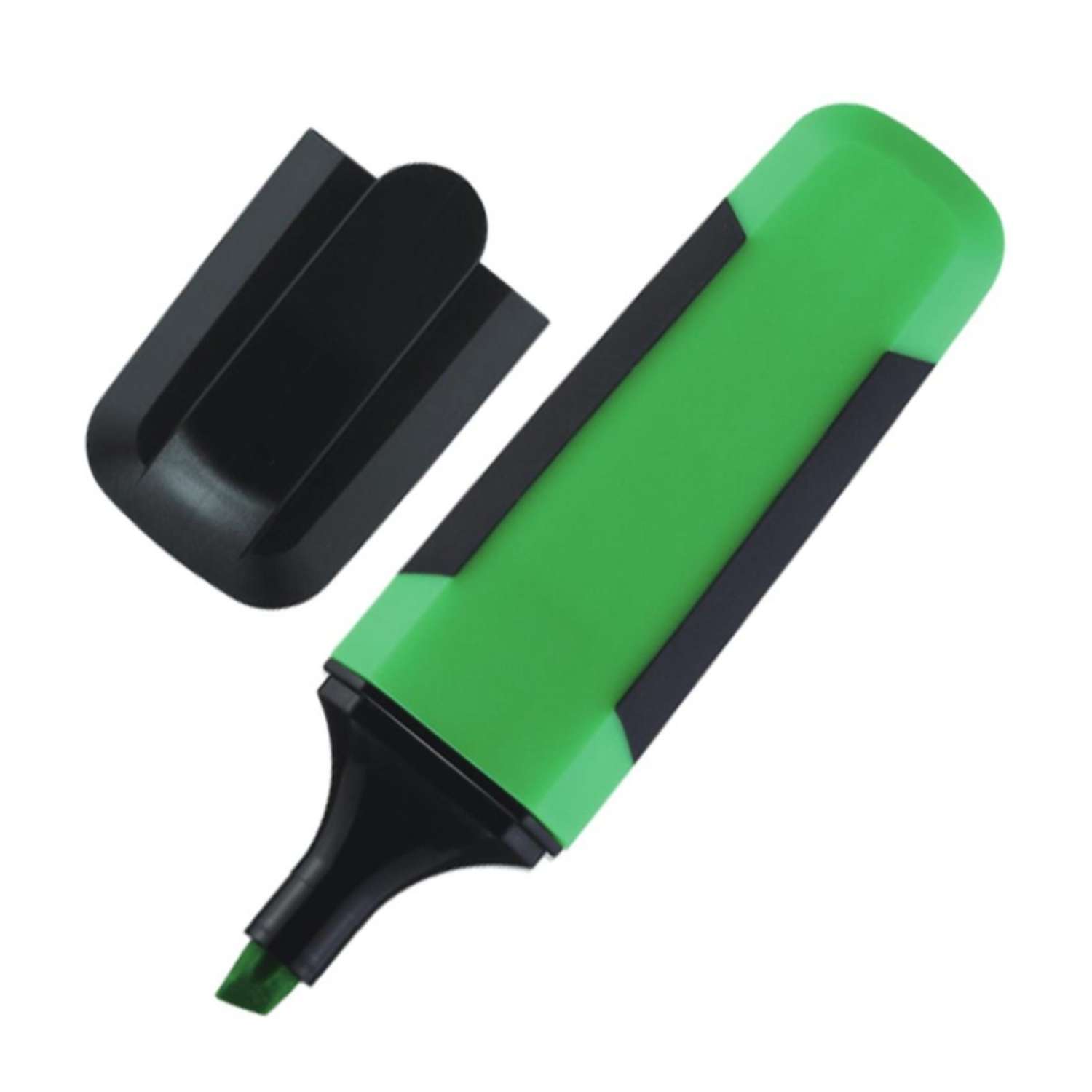 Маркер текстовыделитель Attache Selection Neon Dash 1-5мм зеленый 15 шт - фото 1