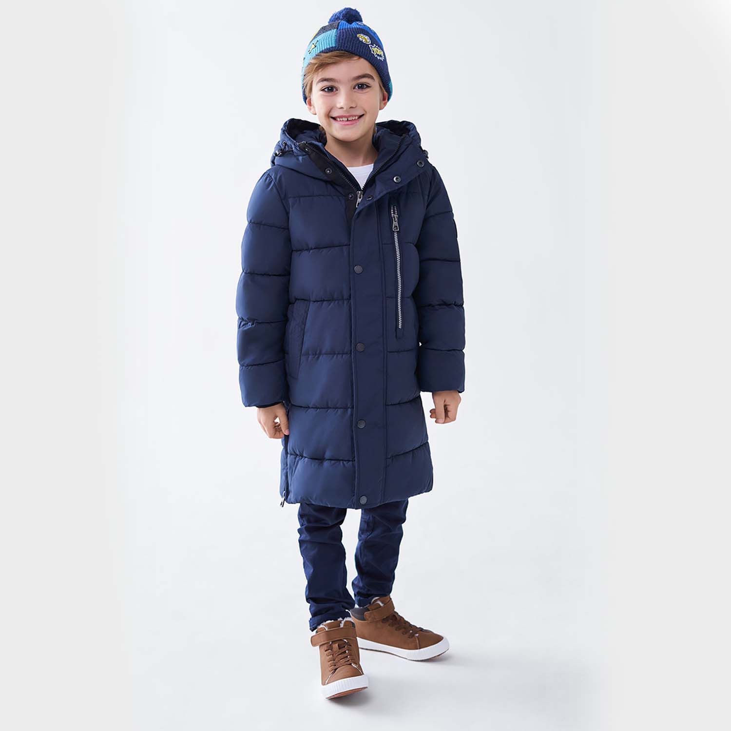 Куртка Baon BK540505 / DEEP NAVY - фото 3