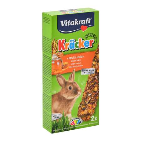 Лакомство для кроликов Vitakraft Крекеры медовые 2шт 10627