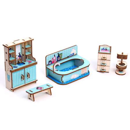 Кукольная мебель Лесная мастерская «‎Ванная»‎