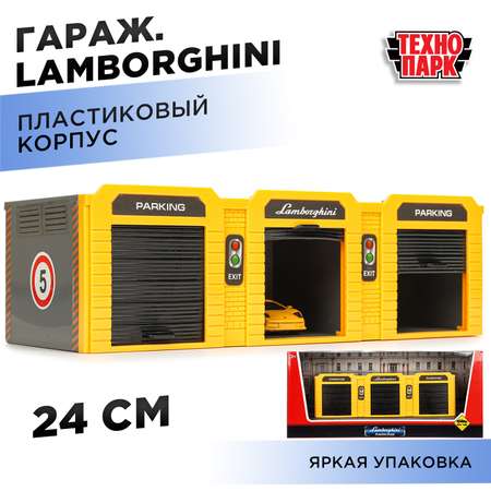 Автомобиль Технопарк Lamborghini желтый