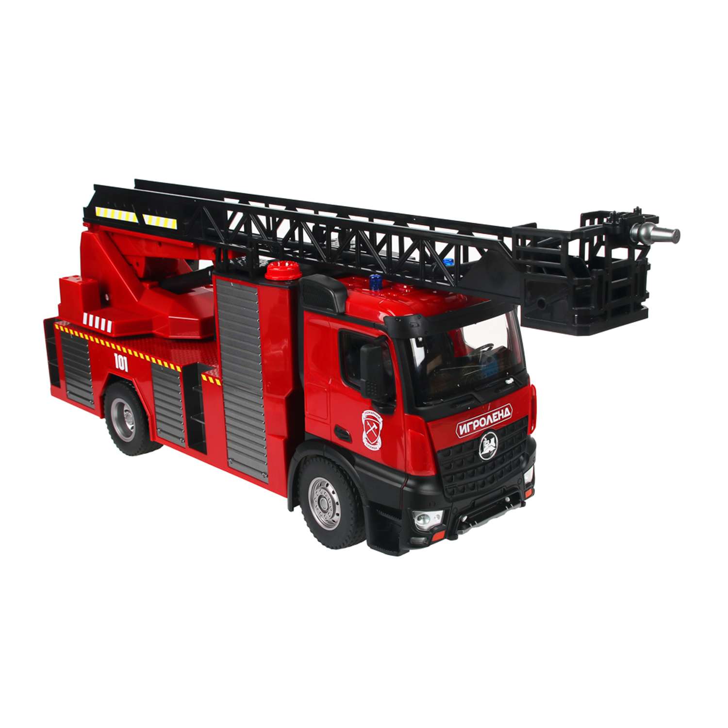 Радиоуправляемая модель Игроленд Пожарная машина с функцией воды масштаб 1:14 - фото 4