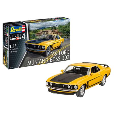 Сборная модель Revell Автомобиль 1969 Boss 302 Mustang