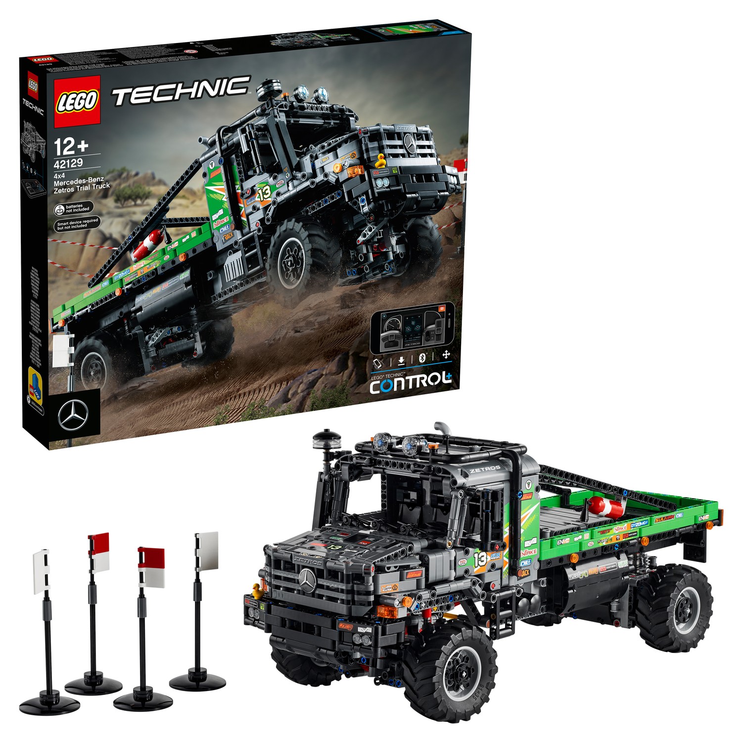 Конструктор LEGO Technic Полноприводный грузовик-внедорожник Mercedes-Benz  Zetros 42129