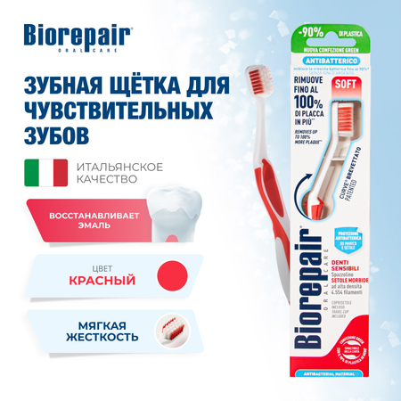 Зубная щетка Biorepair Curve Denti Sensibili изогнутая для чувствительных зубов