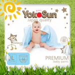 Подгузники-трусики YokoSun Premium L 9-14кг 44шт