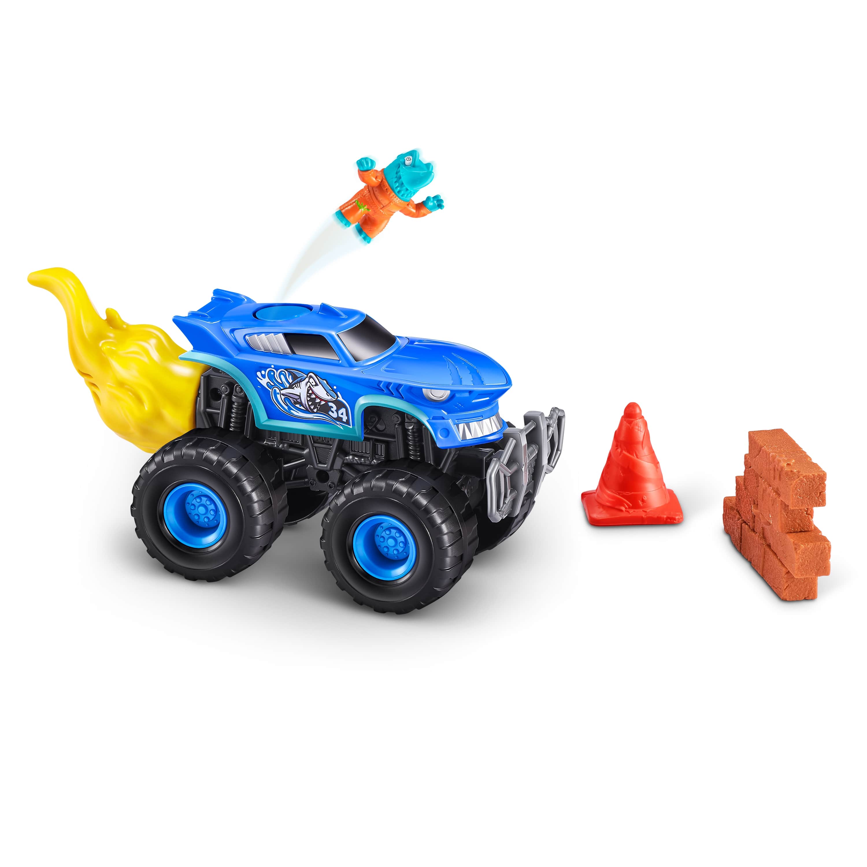 Игровой набор сюрприз Zuru Smashers Monster Truck машинка для сборки со звуковыми эффектами - фото 8