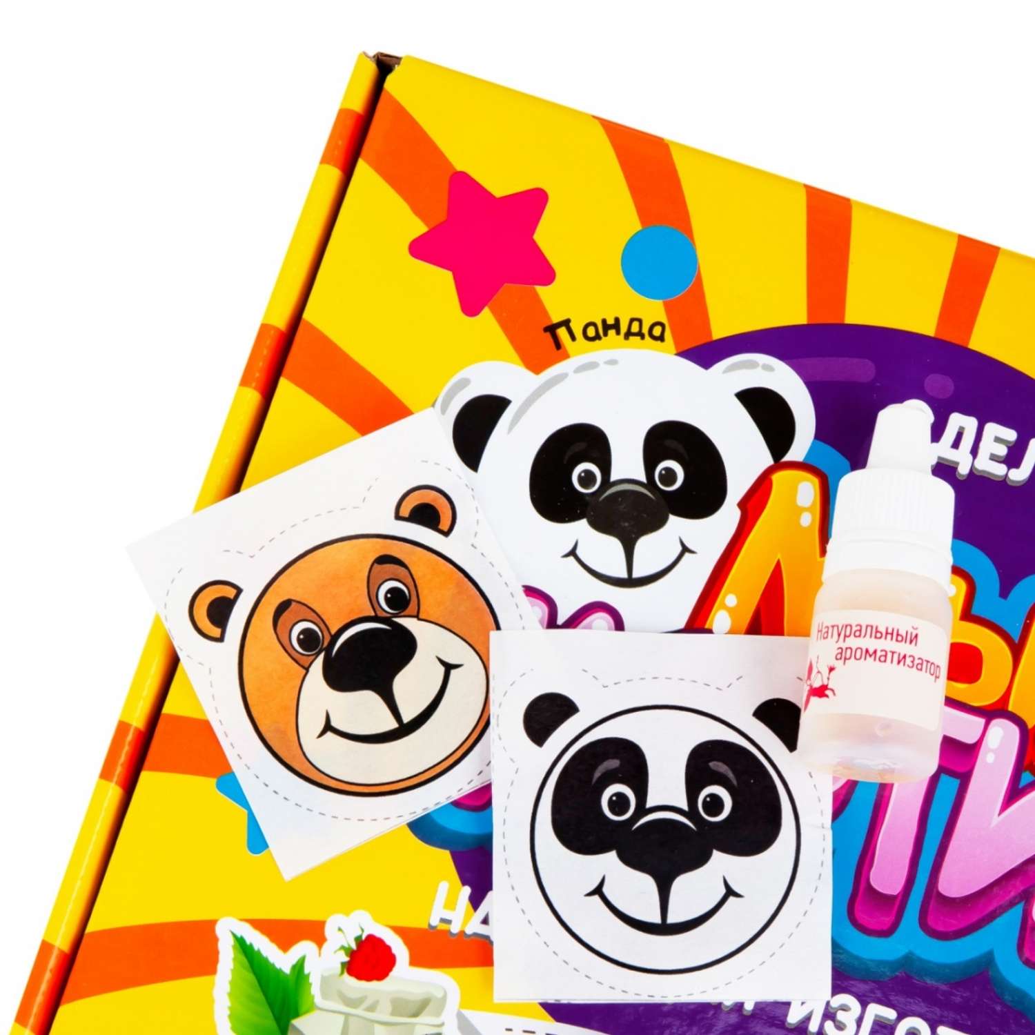 Набор для творчества Инновации для детей Мыло-картинка Панда и медведь - фото 5