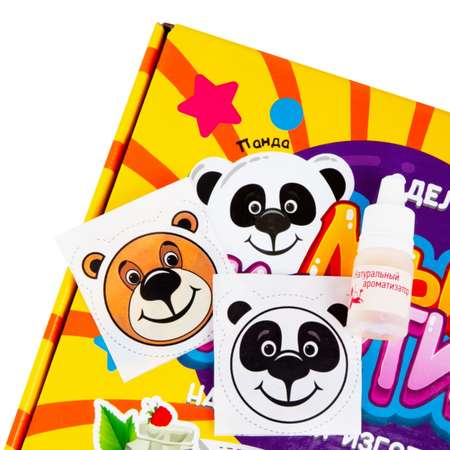 Набор для творчества Инновации для детей Мыло-картинка Панда и медведь
