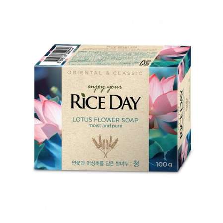 Туалетное мыло CJ LION Riceday Soap с экстрактом лотоса 100 г