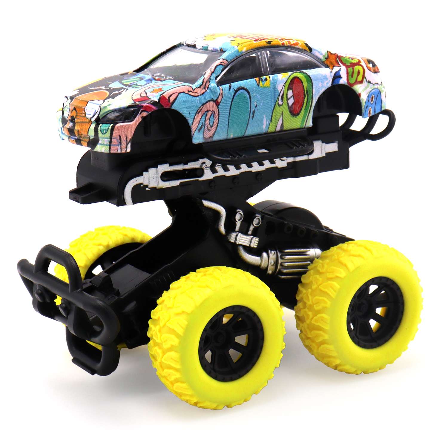Машинка Funky Toys с желтыми колесами FT8488-6 FT8488-6 - фото 1