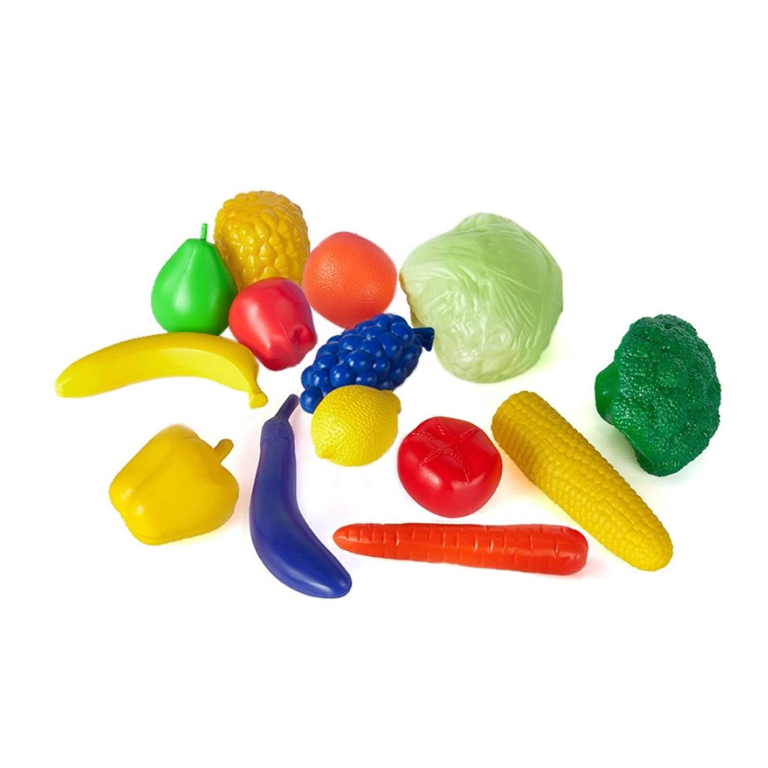 Игровой набор Leader фрукты и овощи 14 предметов - фото 1