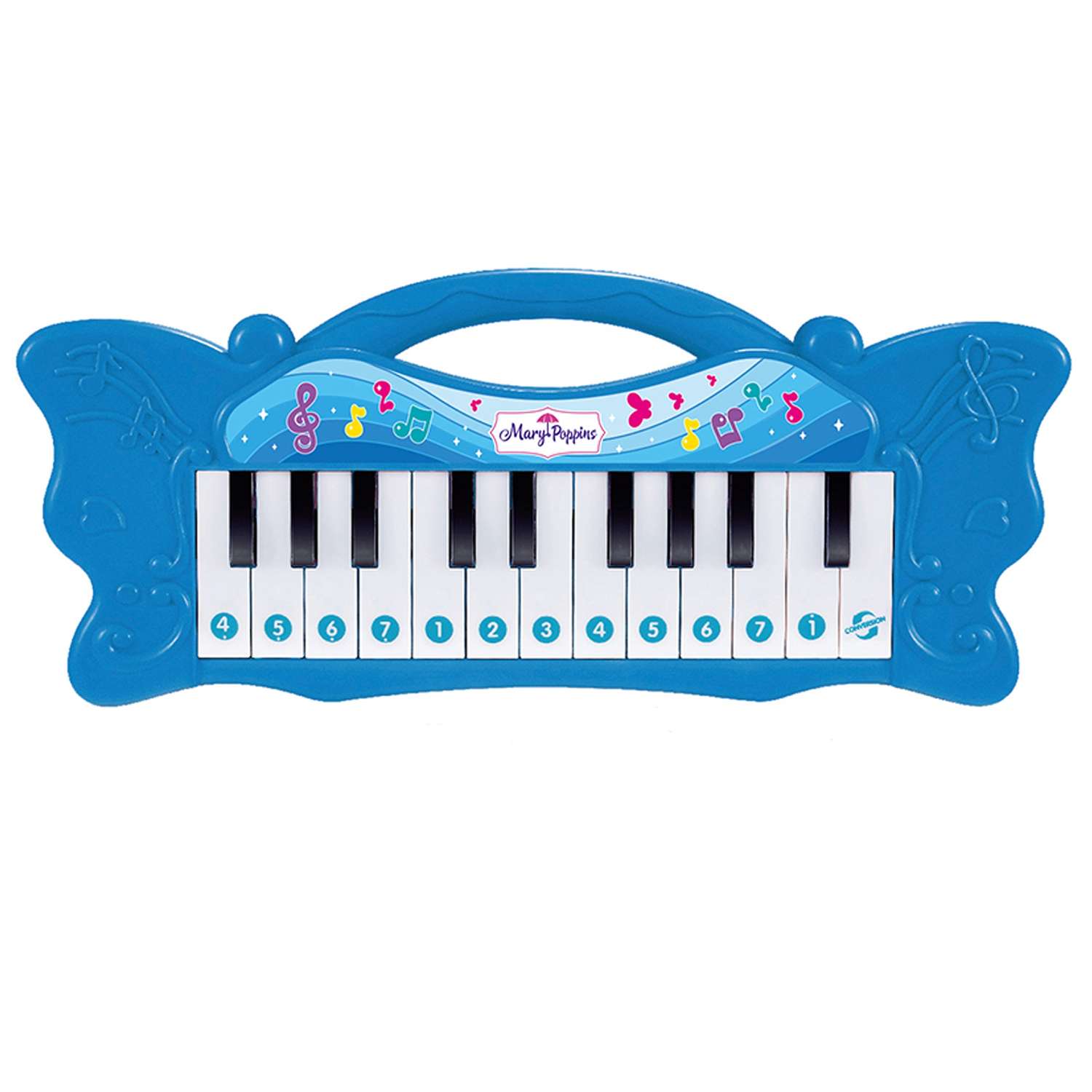 Мини-синтезатор Mary Poppins Классика для малышей. Голубой - фото 1