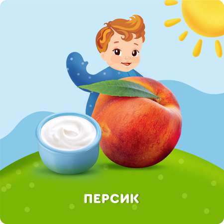 Творог фруктовый Агуша персик 3.9 с 6месяцев
