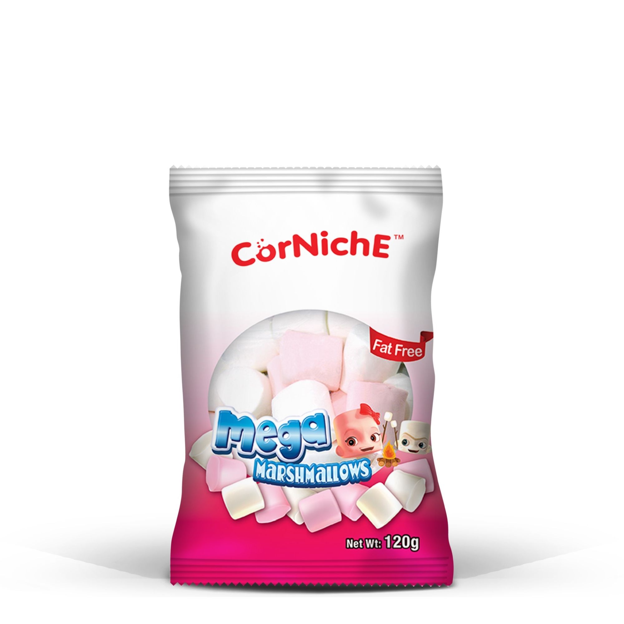 Маршмеллоу CORNICHE MEGA Marshmallows 120 г - фото 1